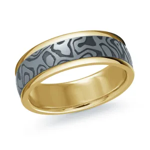 14K Yellow Gold Ring from the Tantalum Collection by Malo - MRDTN-050-7Y