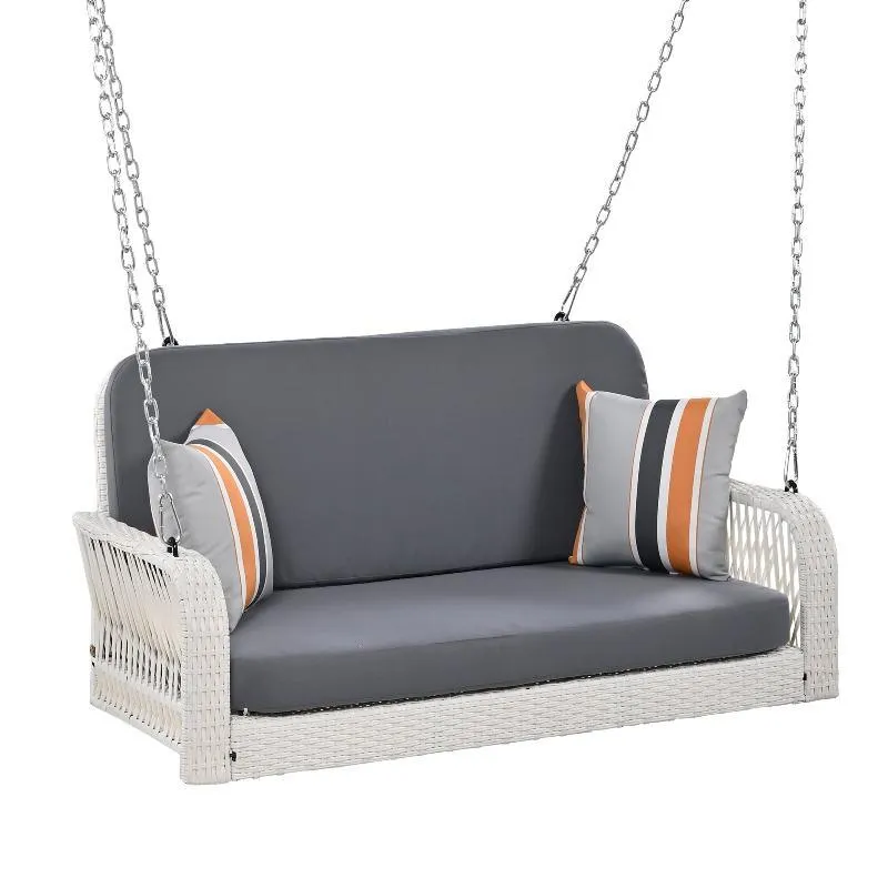 2-Seater Hanging Bench With Chains