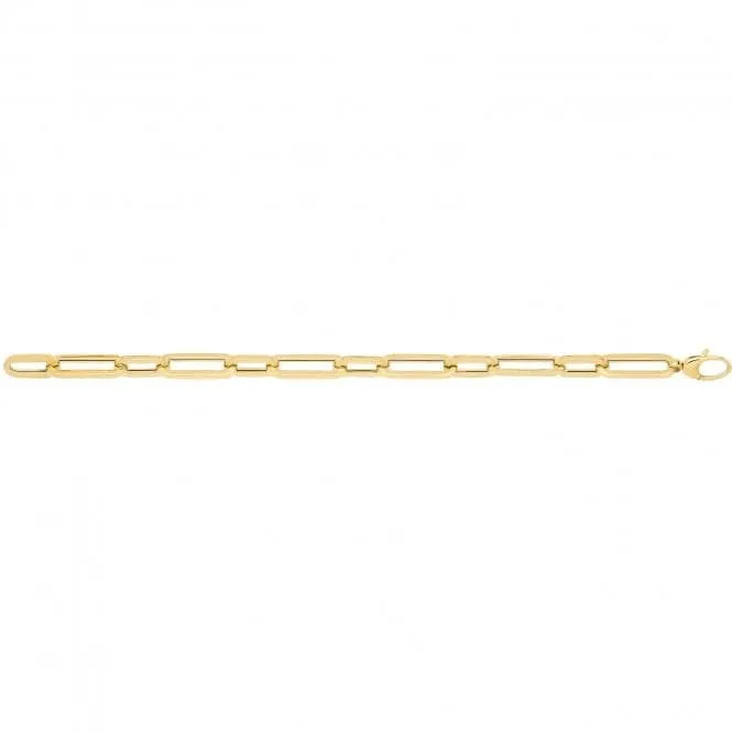 9ct Gold Hollow Bracelet BR696