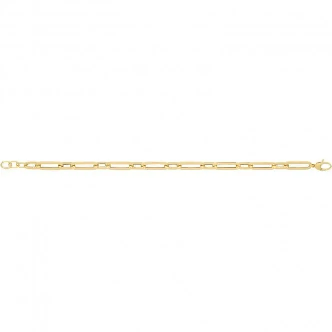 9CT Yellow Gold Hollow Bracelet BR694