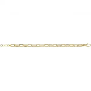 9ct Yellow Gold Hollow Bracelet NK445B