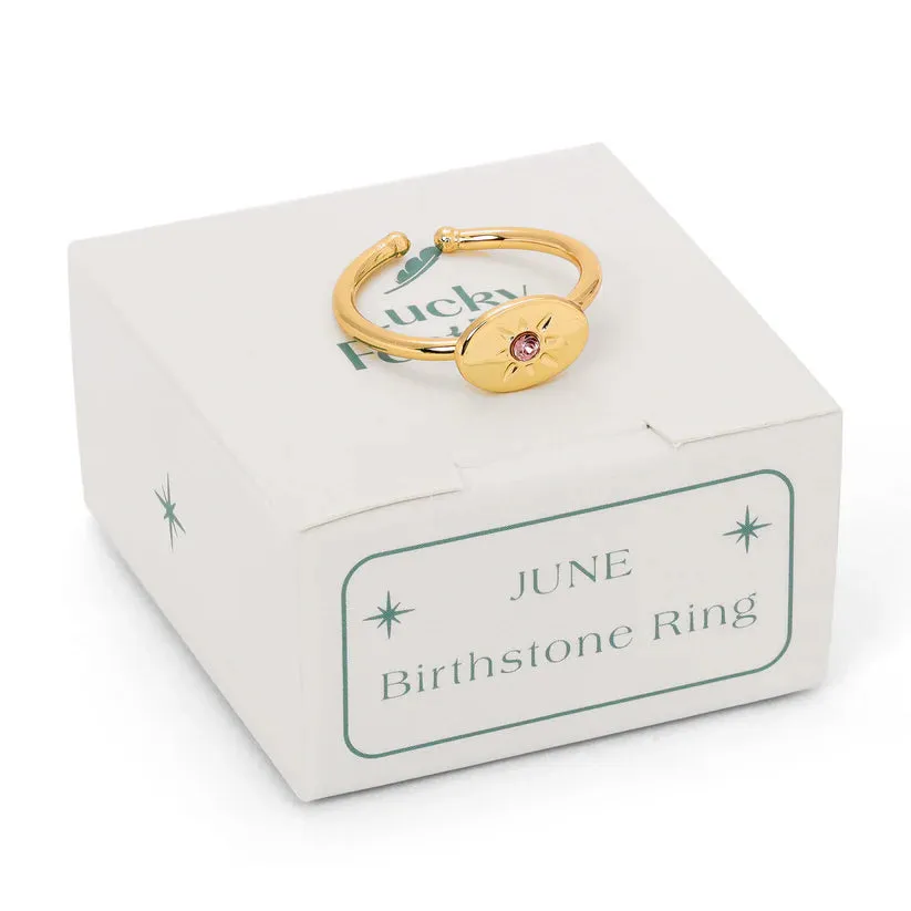 Birthstone Signet Ring