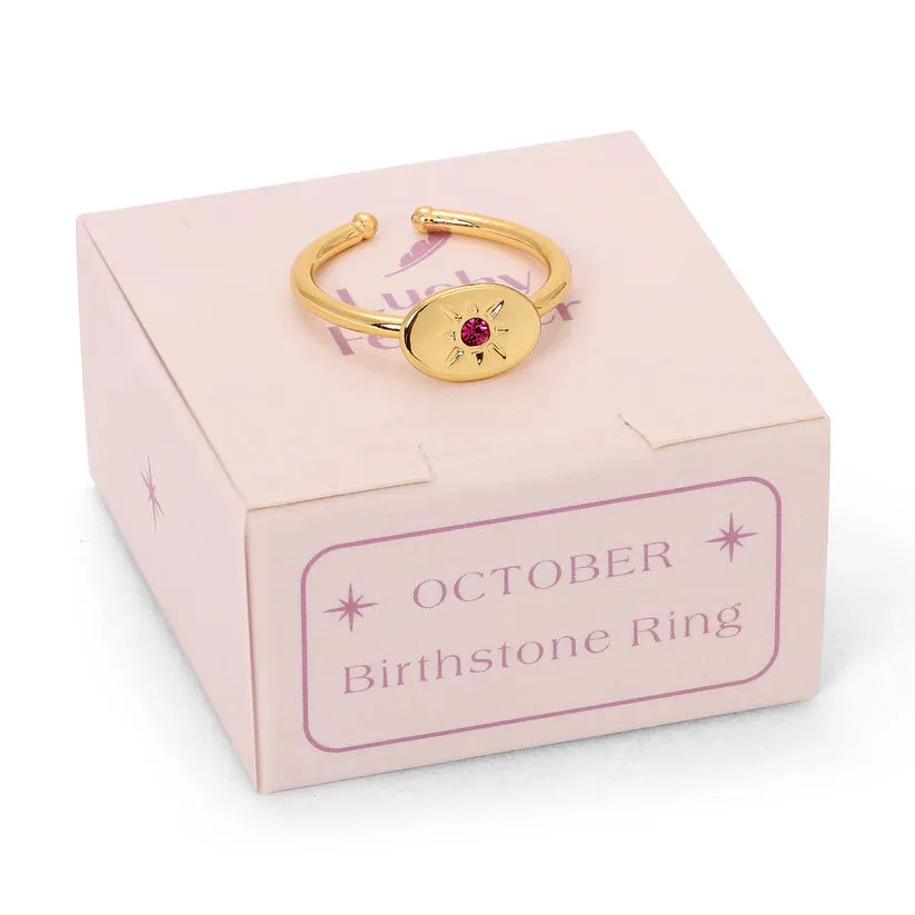 Birthstone Signet Ring