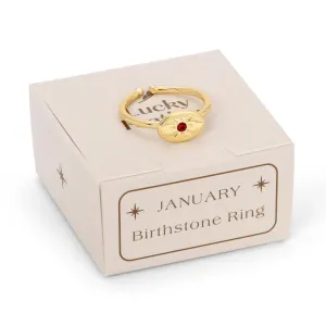 Birthstone Signet Ring