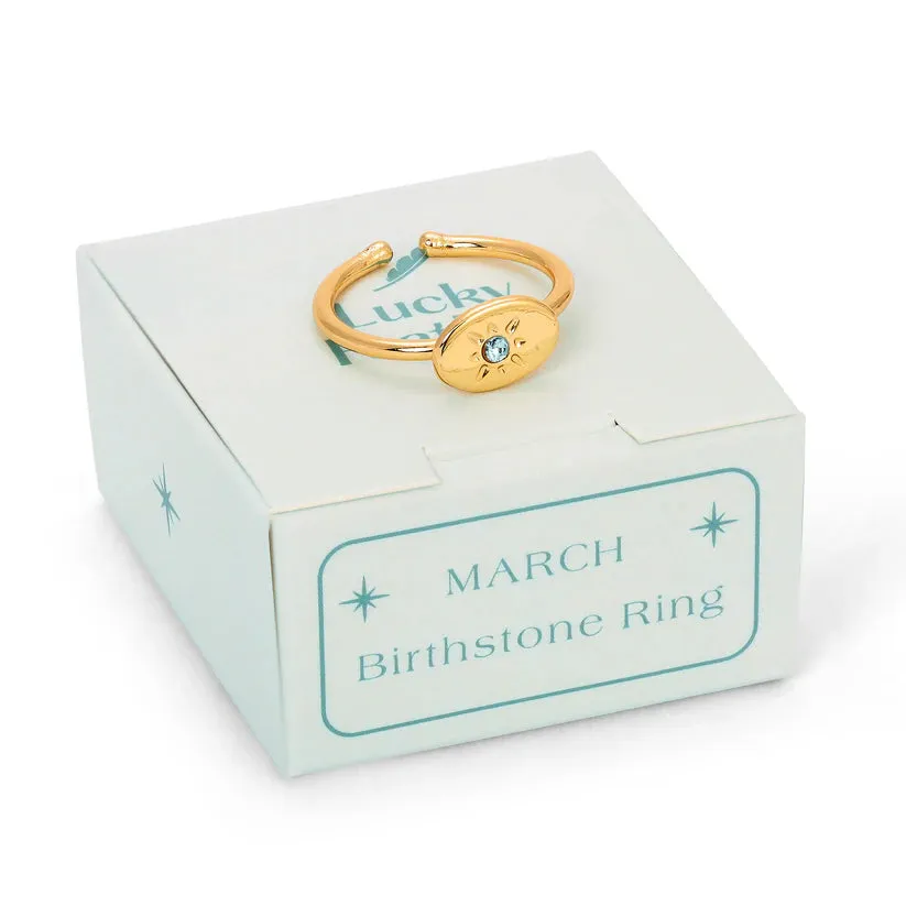 Birthstone Signet Ring