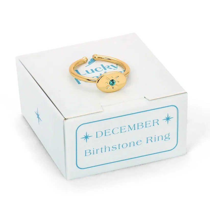 Birthstone Signet Ring