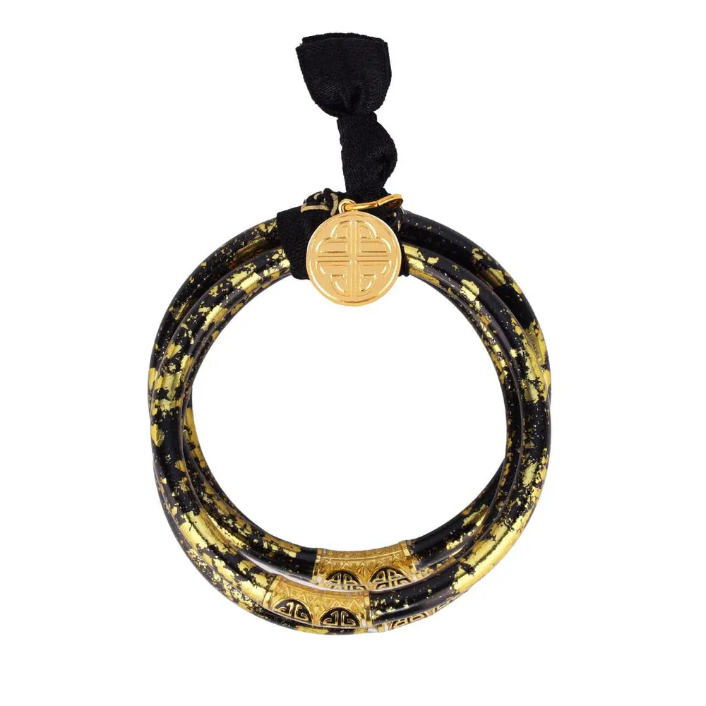 BuDhaGirl | KOI Noir All Weather Bangles Set of 4