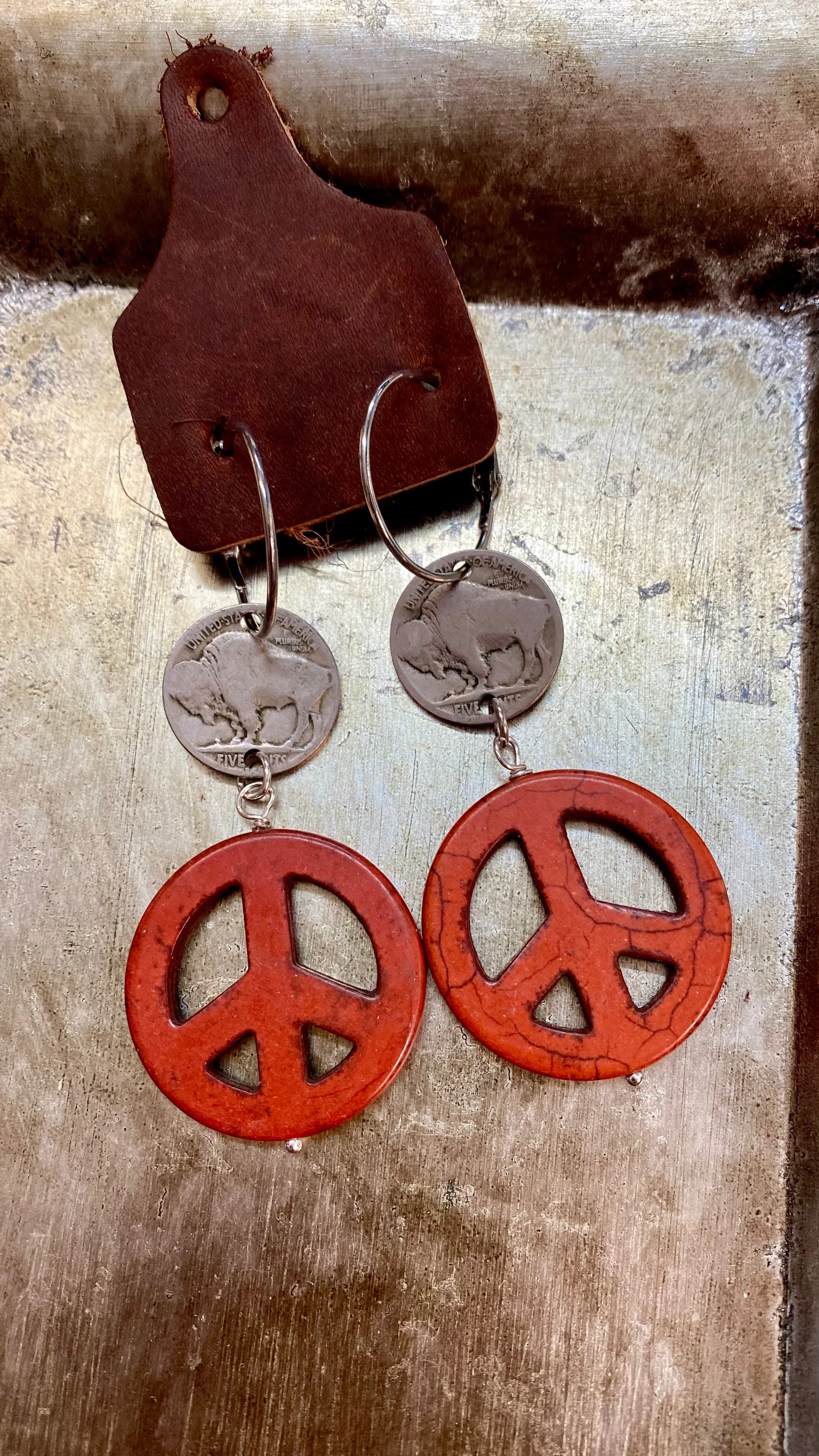 Buffalo Peace Earring