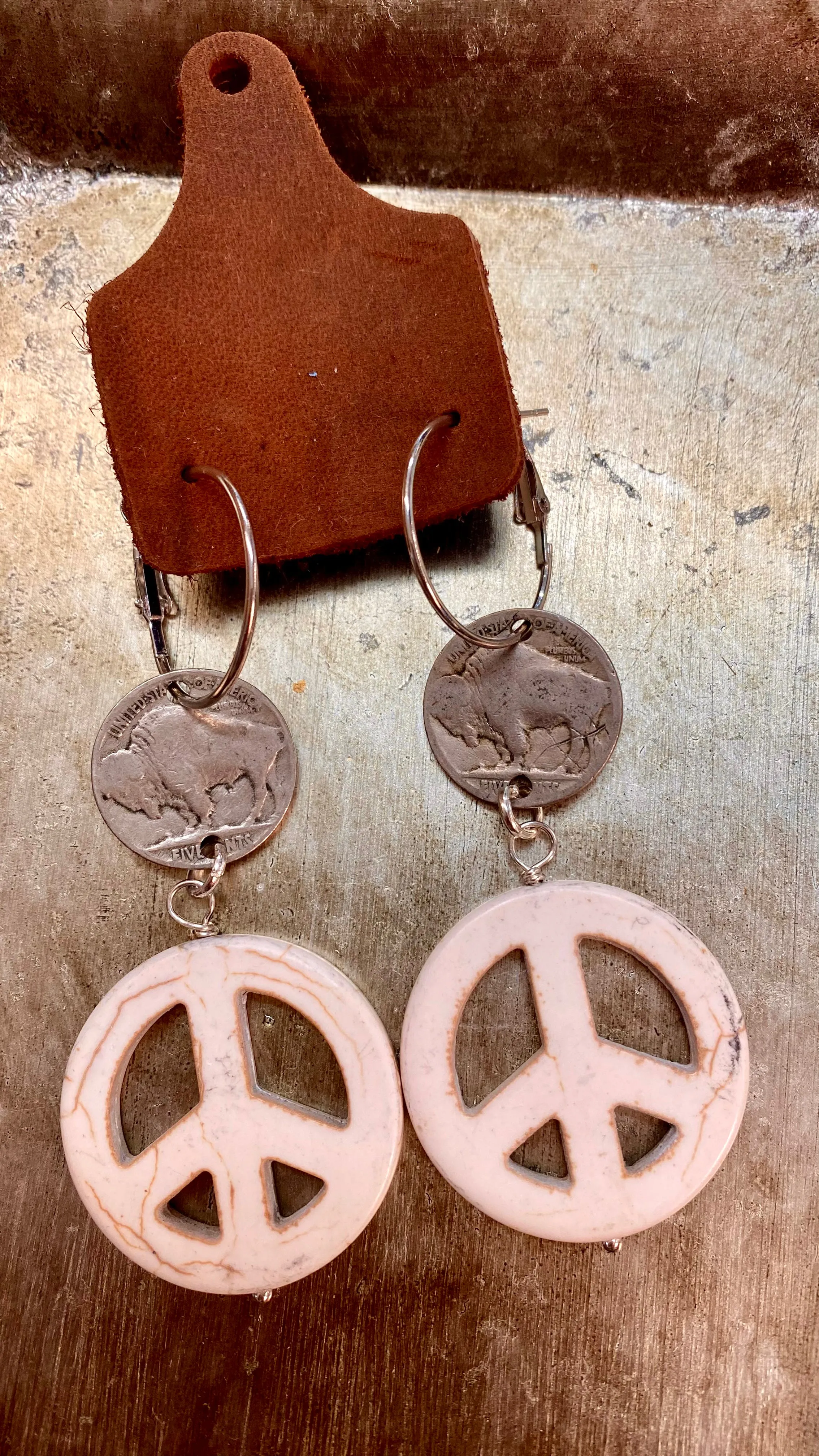 Buffalo Peace Earring