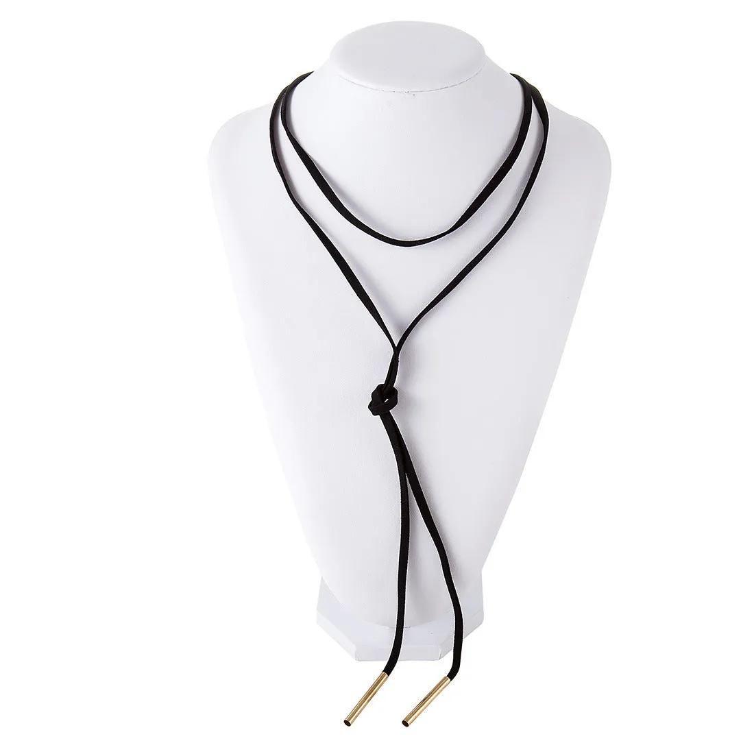 Chic Multilayer Velvet Choker Necklaces with Alloy Needles