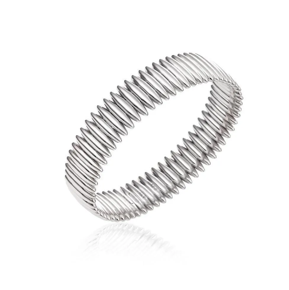 Chimento -18 kt white gold wide bangle with a multi-bullet design 1B01795ZZ5180