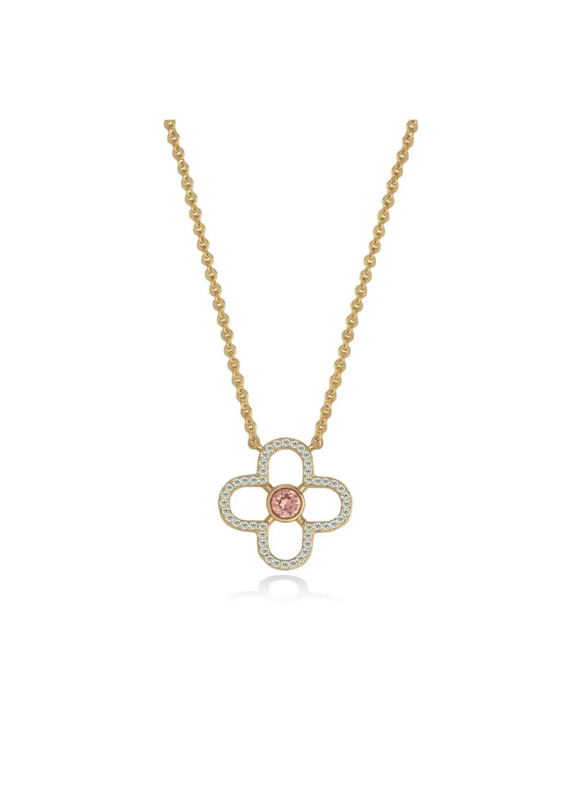 Colleciton Pink Cz Pendant - Rose Gold