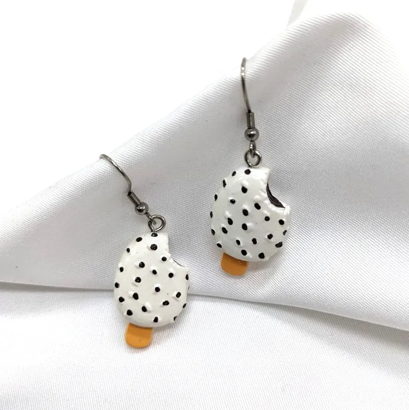 Cookies and Cream Popsicle Earrings