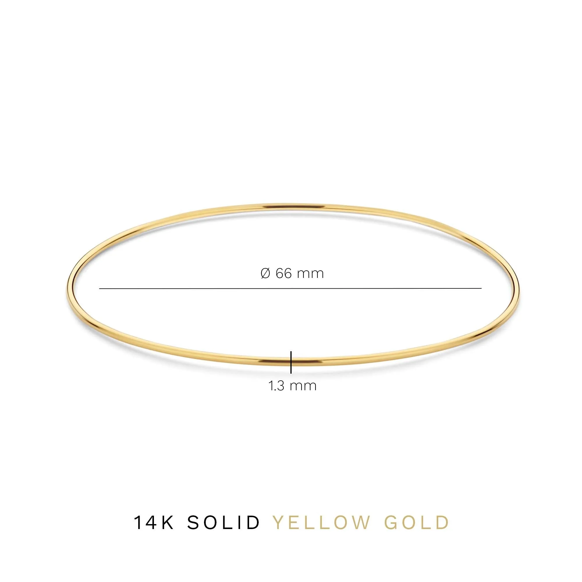 Cour d'Honneur Adora 14 karat gold bangle