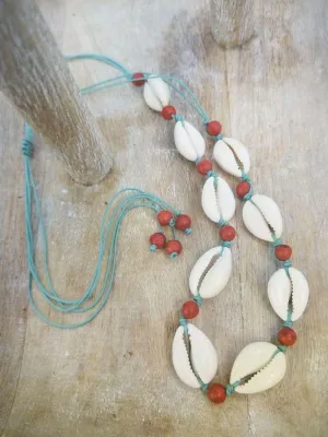 Cowrie Shell Necklaces/Bracelets - Assorted colors