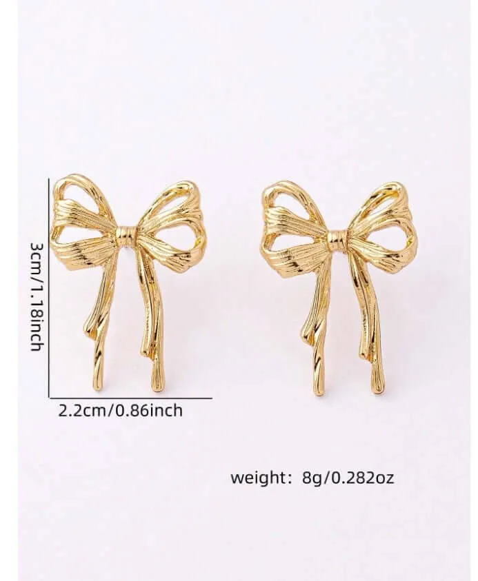 CUTE BOW Earrings by Vivian-Lu