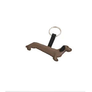 Dachshund Dog Key Chain – Upcycled and Handcrafted with Love