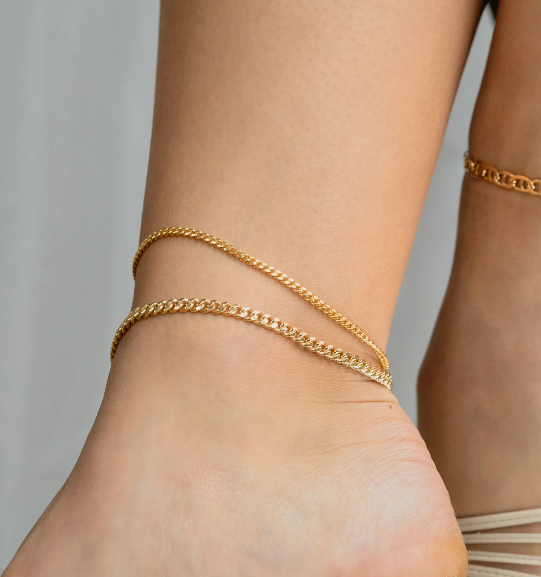 Dainty Cuban Anklet