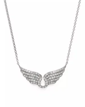 Diamond Open Wing Necklace