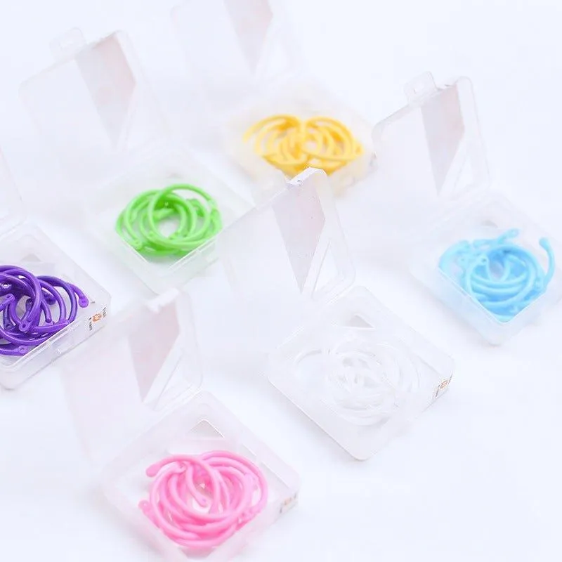 DIY Stationery Color Plastic Rings Binding Rings Plastic NP-070023