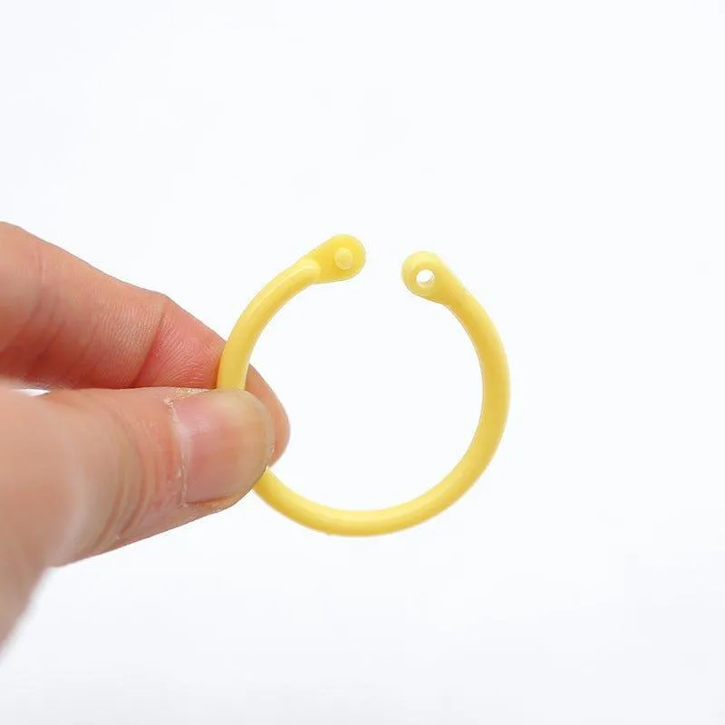 DIY Stationery Color Plastic Rings Binding Rings Plastic NP-070023