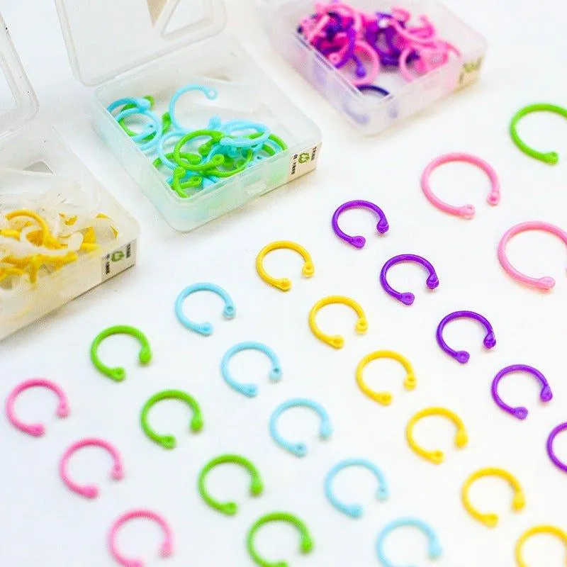 DIY Stationery Color Plastic Rings Binding Rings Plastic NP-070023