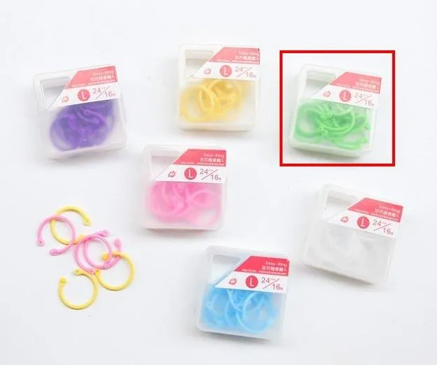 DIY Stationery Color Plastic Rings Binding Rings Plastic NP-070023