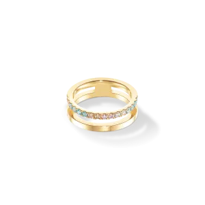 Eternal Unity Ring gold-multicolour pastel