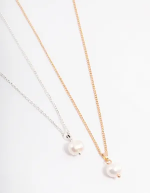 Freshwater Pearl Bestie Necklace Pack