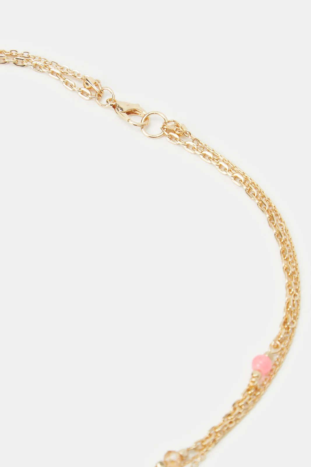 Girls Gold Layered Necklace