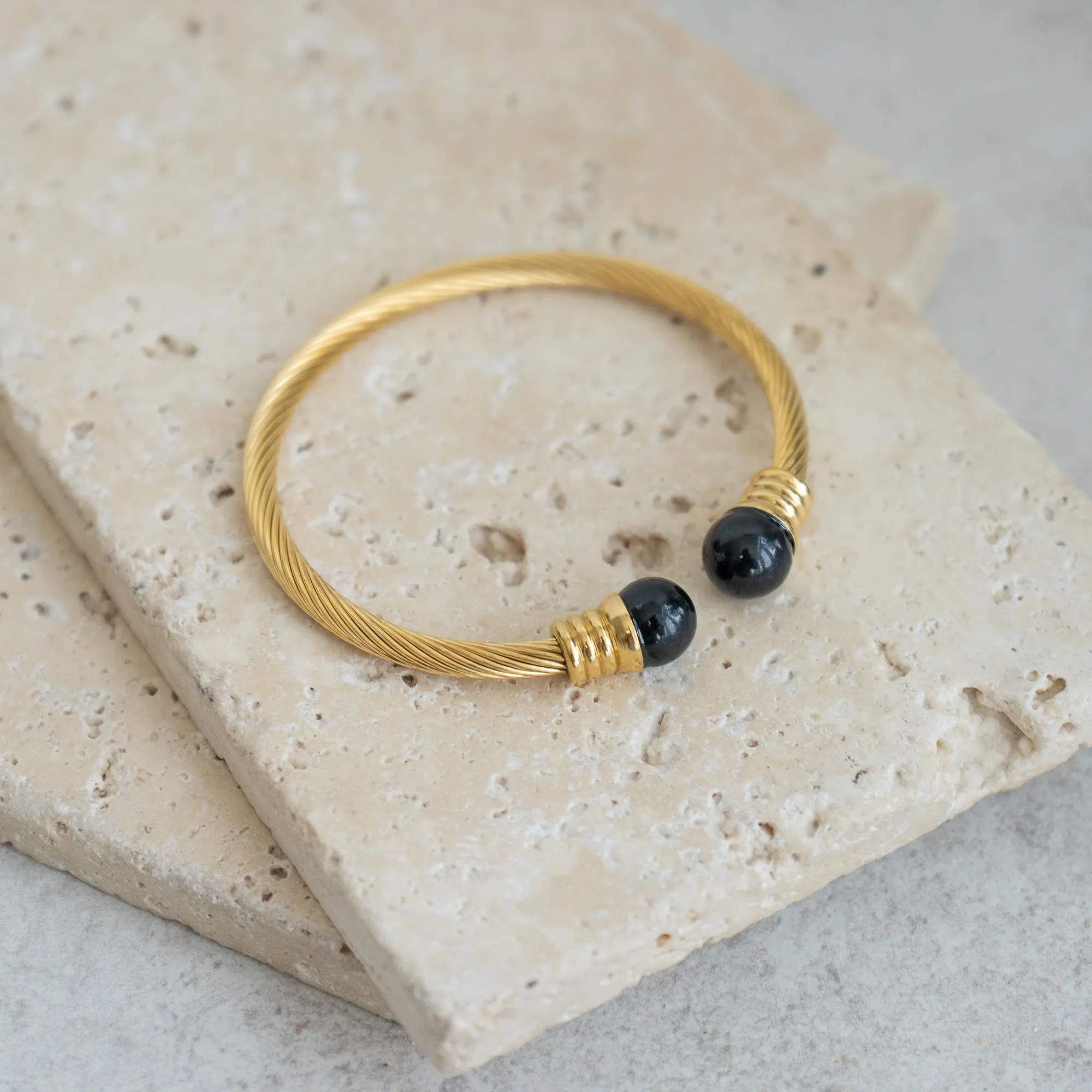 Gold Classic Cable Cuff