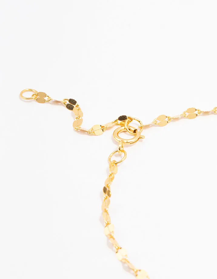 Gold Plated Sterling Silver Chain Bracelet & Anklet