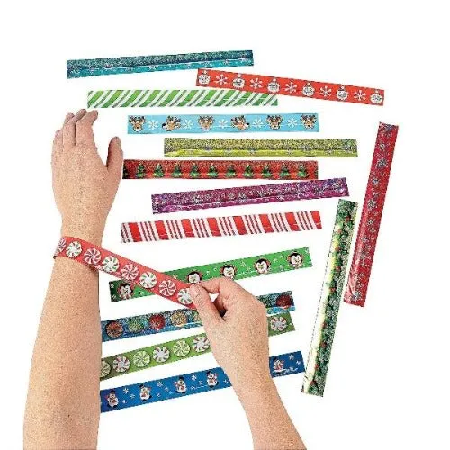 Holiday Slap Bracelet Assortment