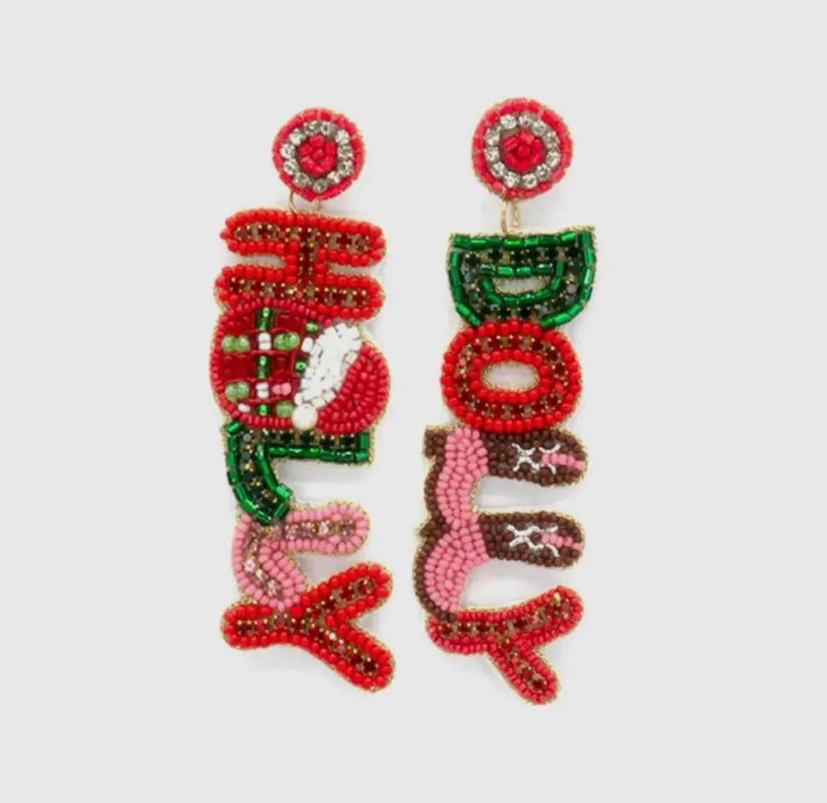 Holly Dolly Beaded Earrings