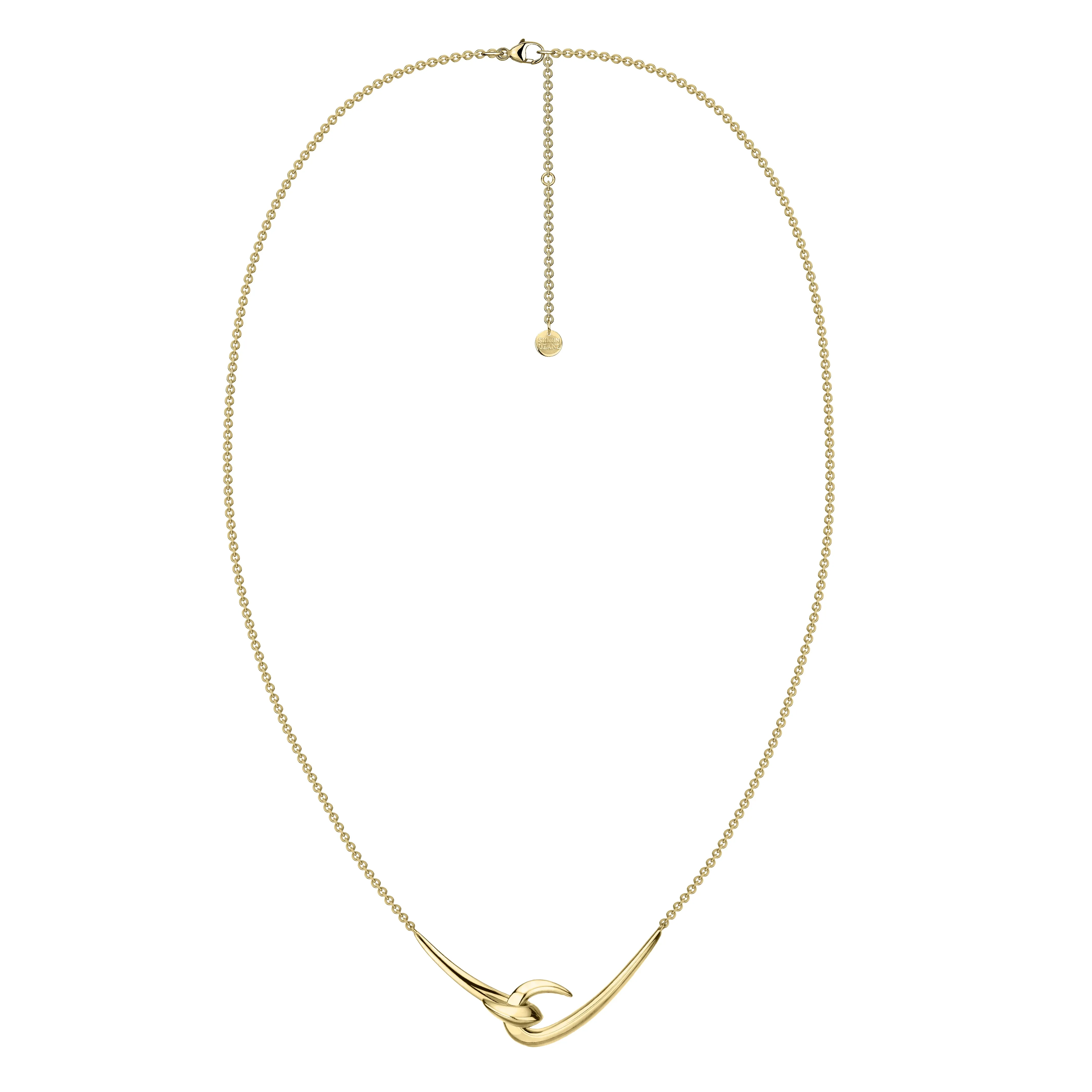 Hook Pendant - Yellow Gold Vermeil