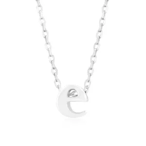 Initial E Silver Pendant