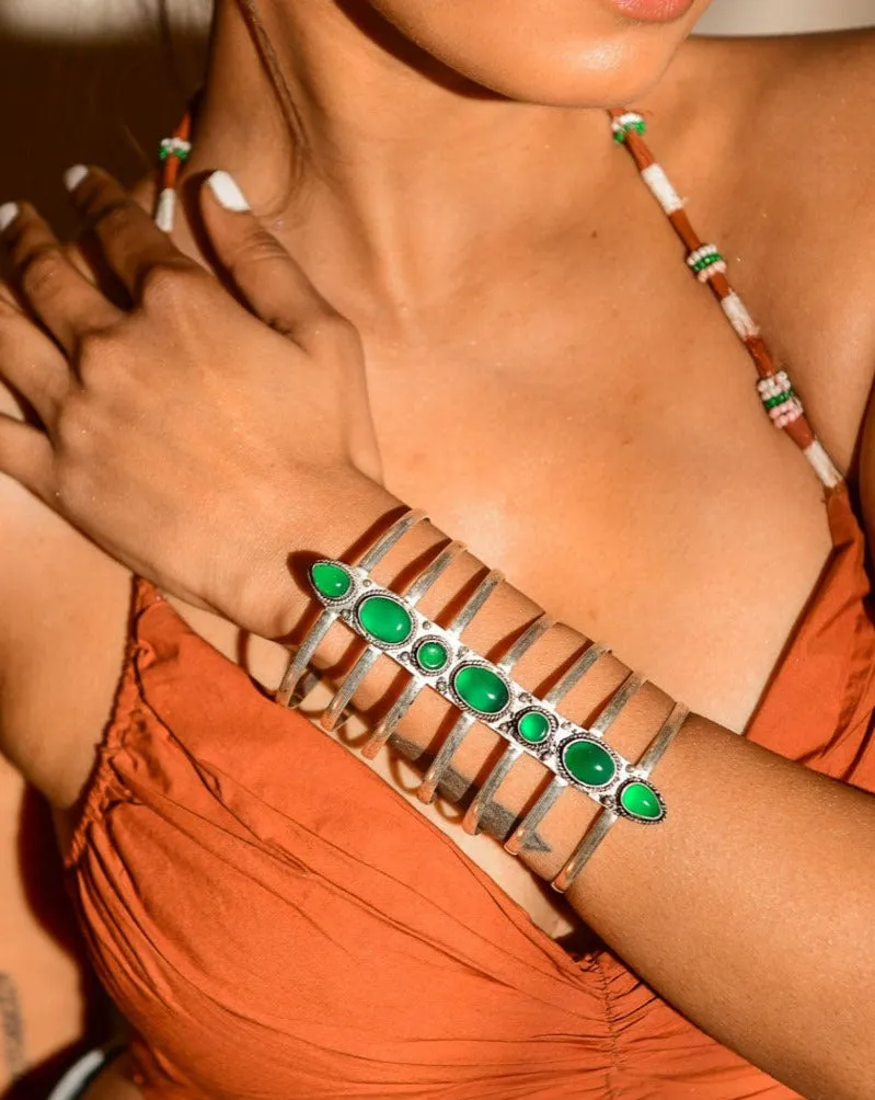 Jade Boho Handcuff