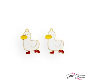 JJB Happy Duck Charm Pair