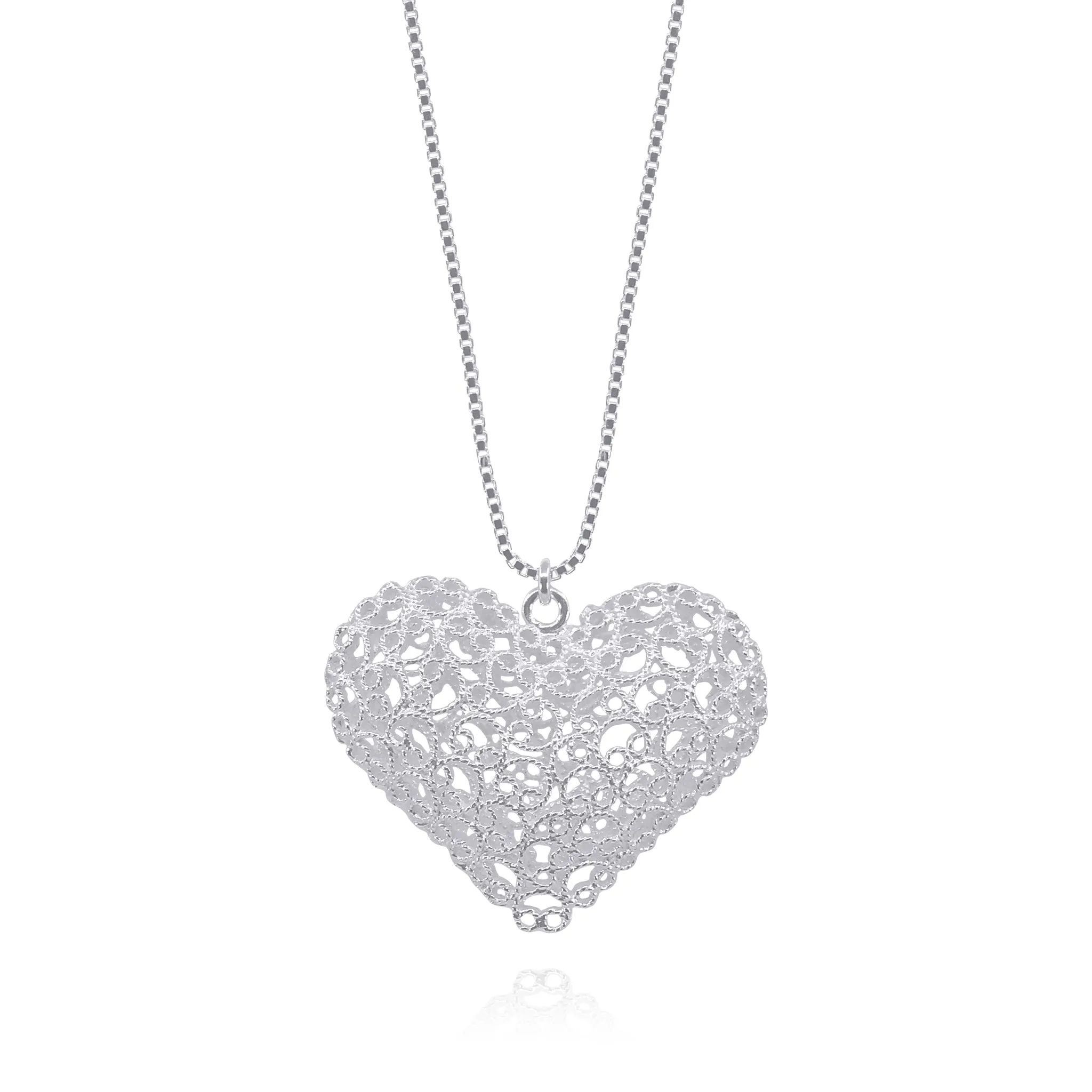 KATE HEART SILVER SET