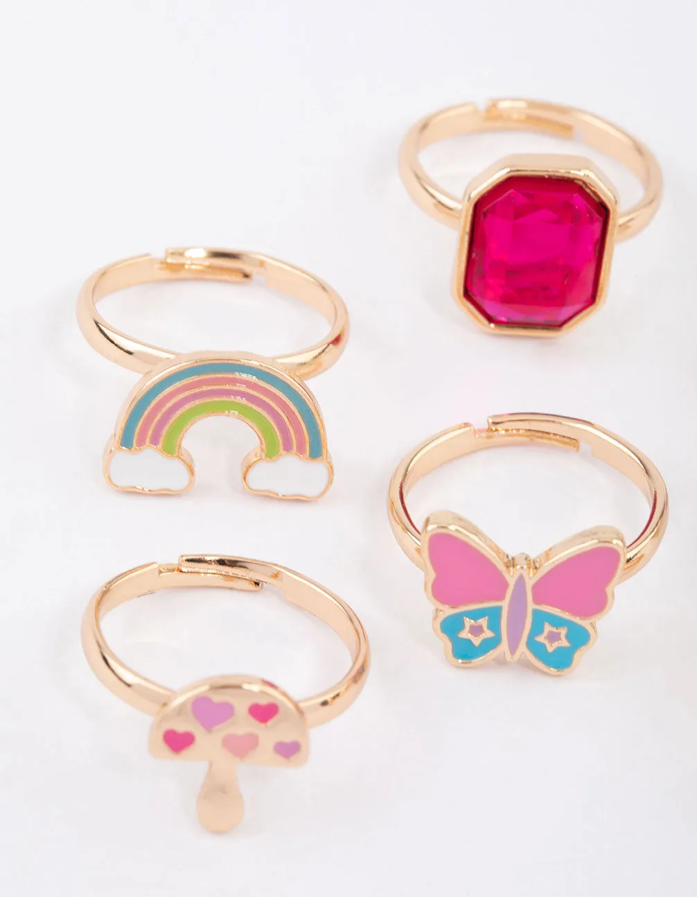 Kids Flower Garden Ring 6-Pack