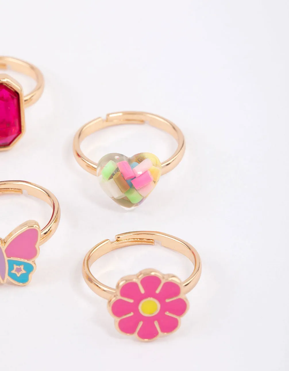 Kids Flower Garden Ring 6-Pack