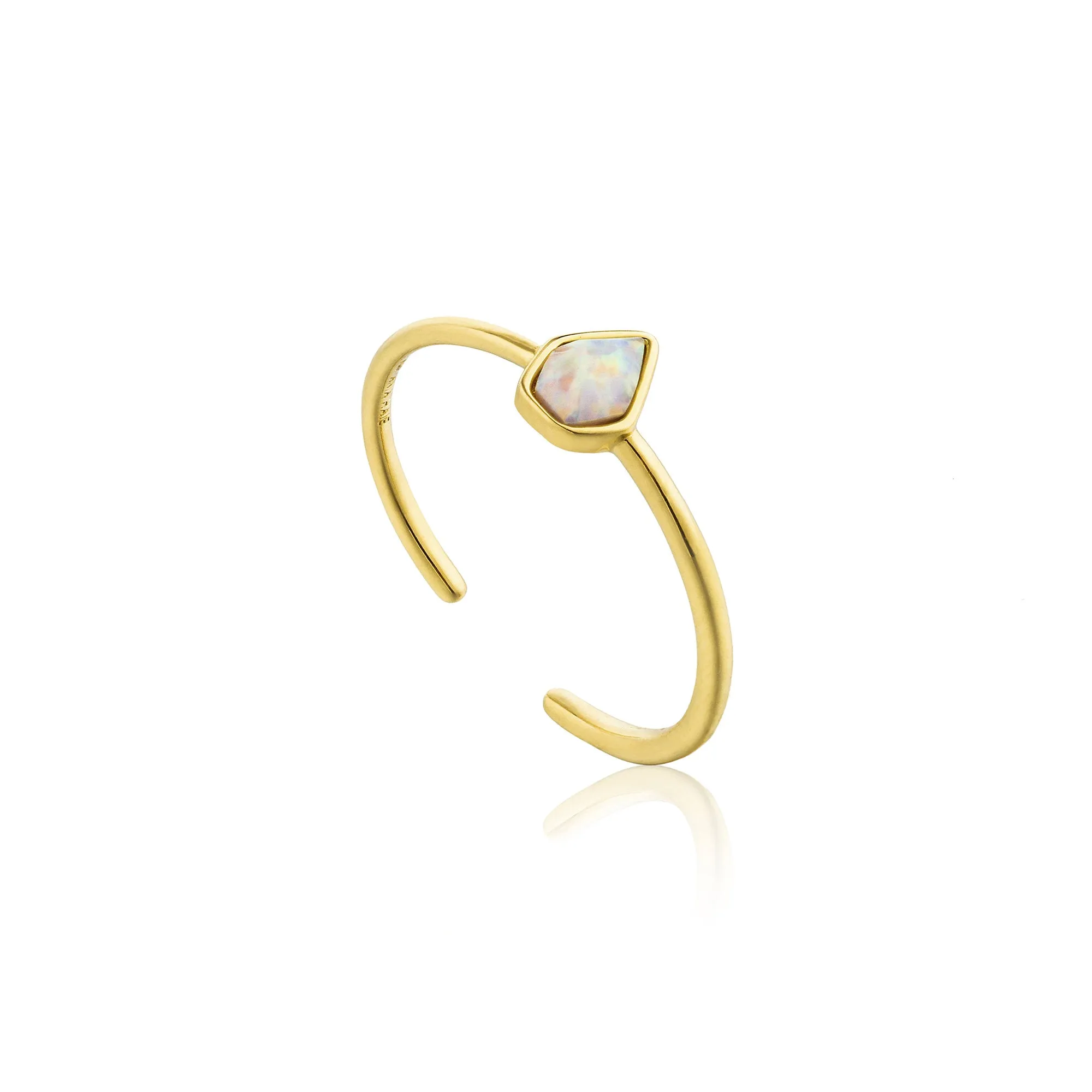 Kyoto Opal Adjustable Gold Ring