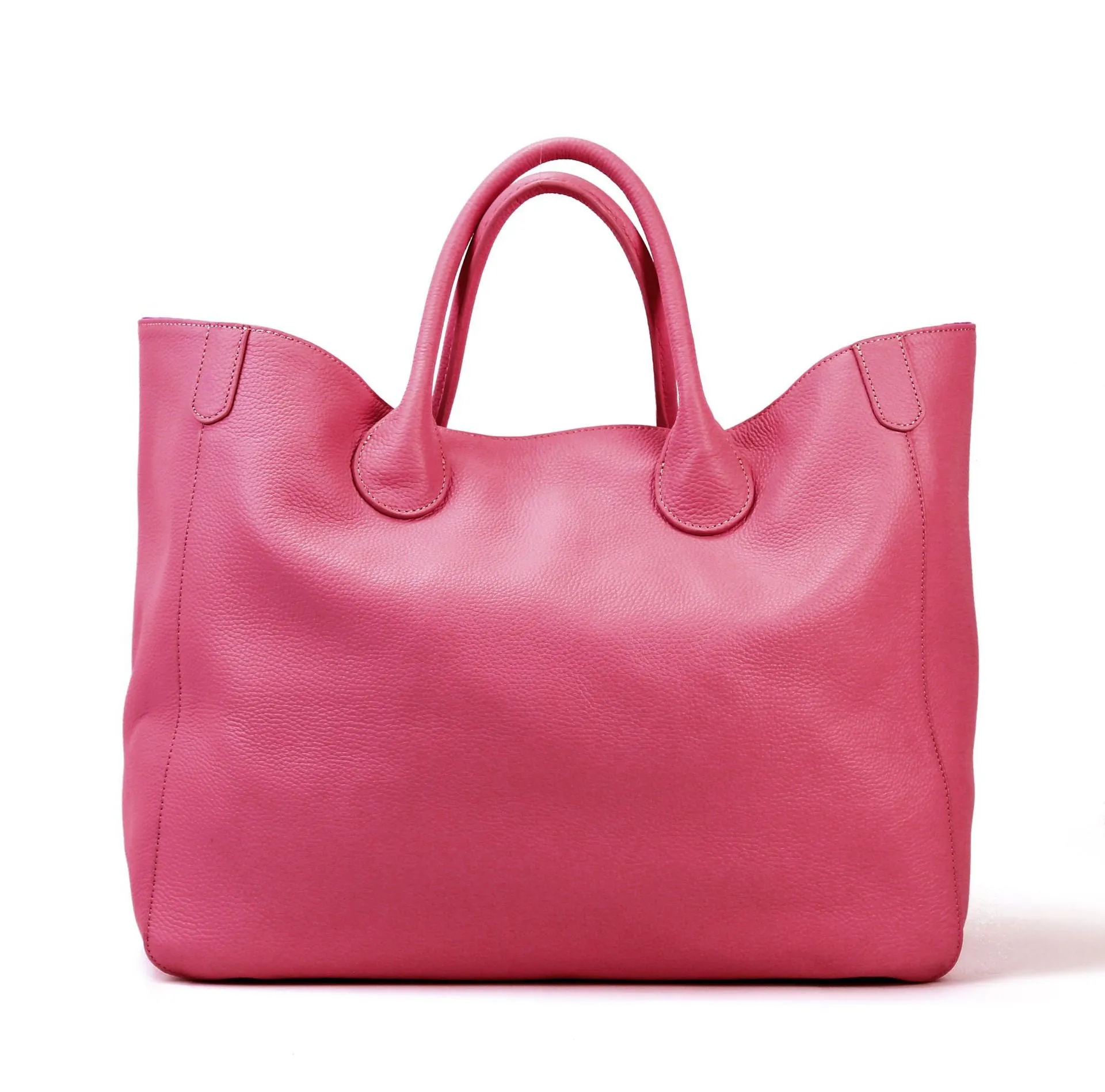 Leather Large Shoulder Tote