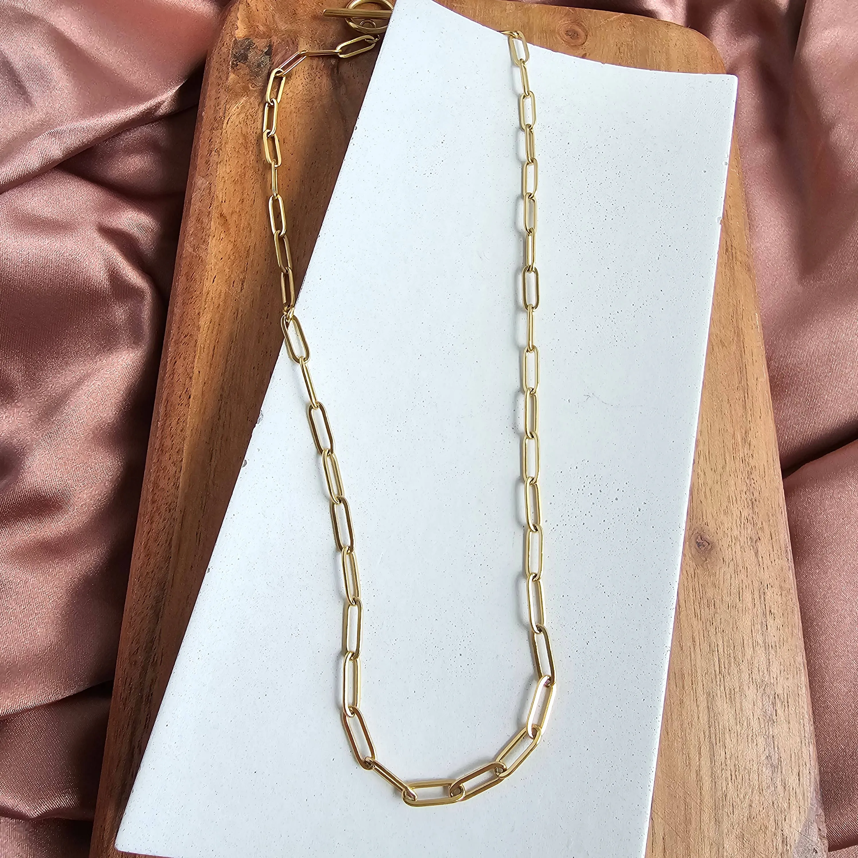 Luxe Gold Paper Clip Chain