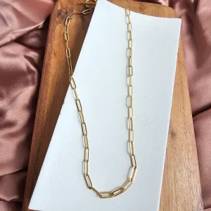 Luxe Gold Paper Clip Chain