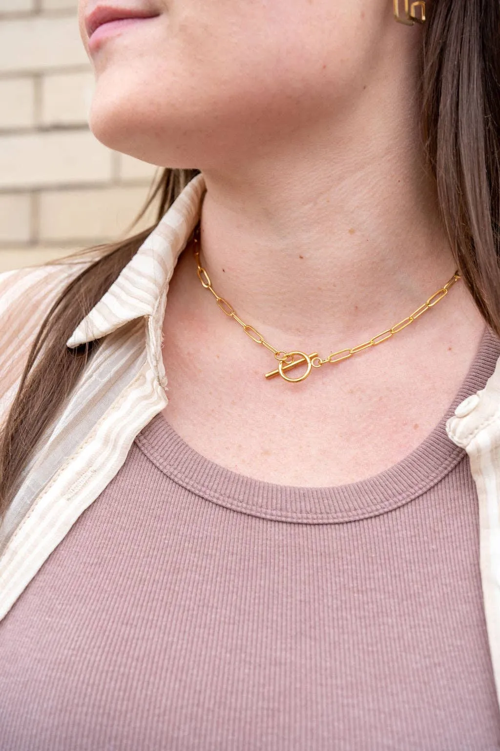 Luxe Gold Paper Clip Chain