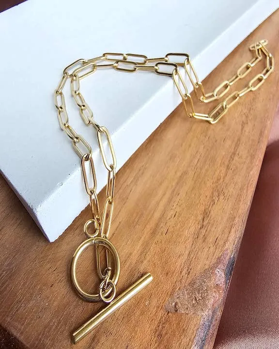 Luxe Gold Paper Clip Chain