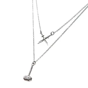 Marvel Thor: Ragnarok Tiered Stainless Steel Necklace: Thor