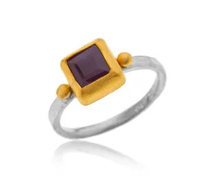 Nava Zahavi Yellow Gold Ruby Ring