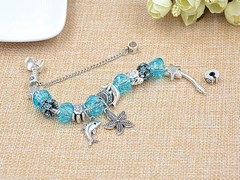 Ocean themed Bracelet - various sizes & colors